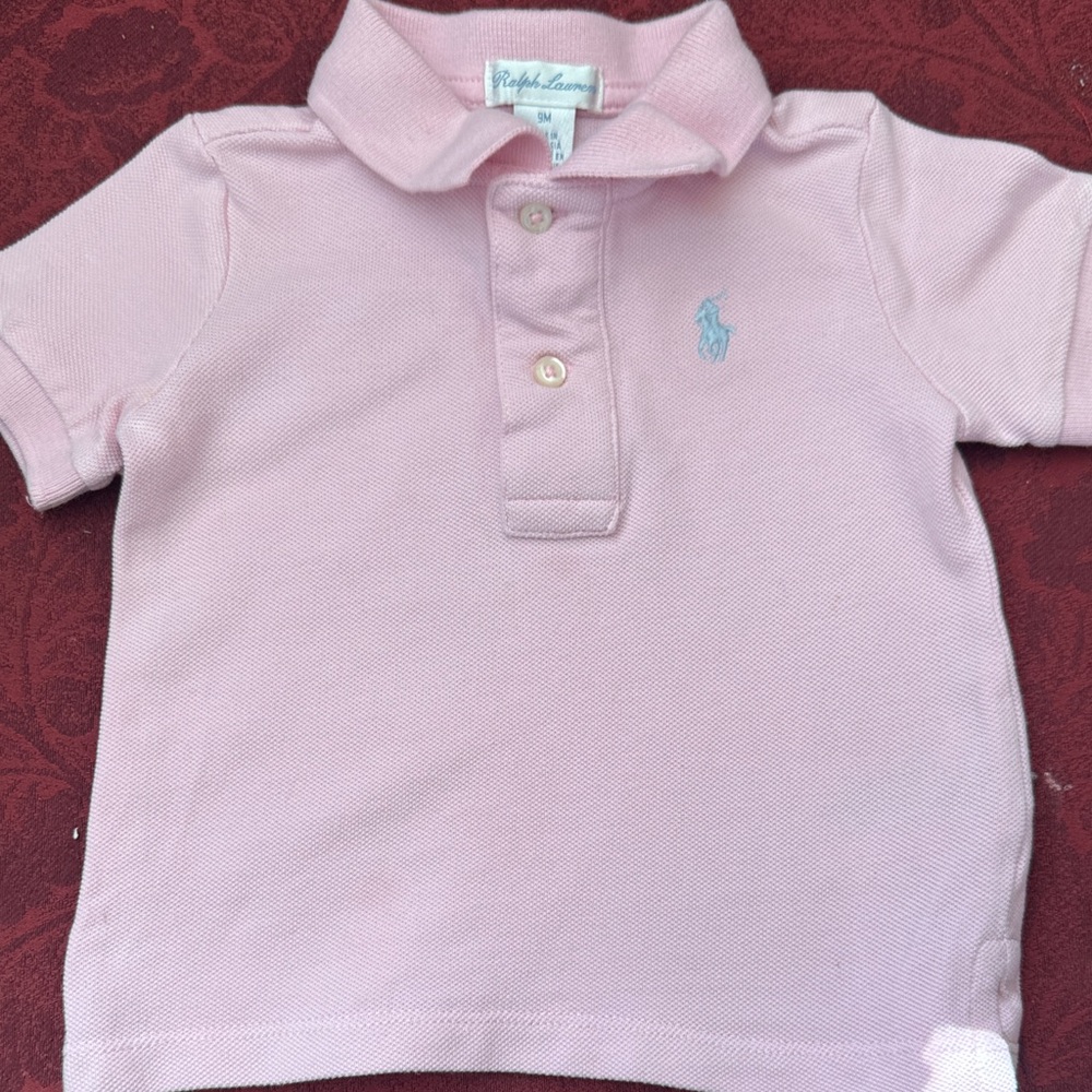 Ralph Lauren Soft Pink Kids Polo